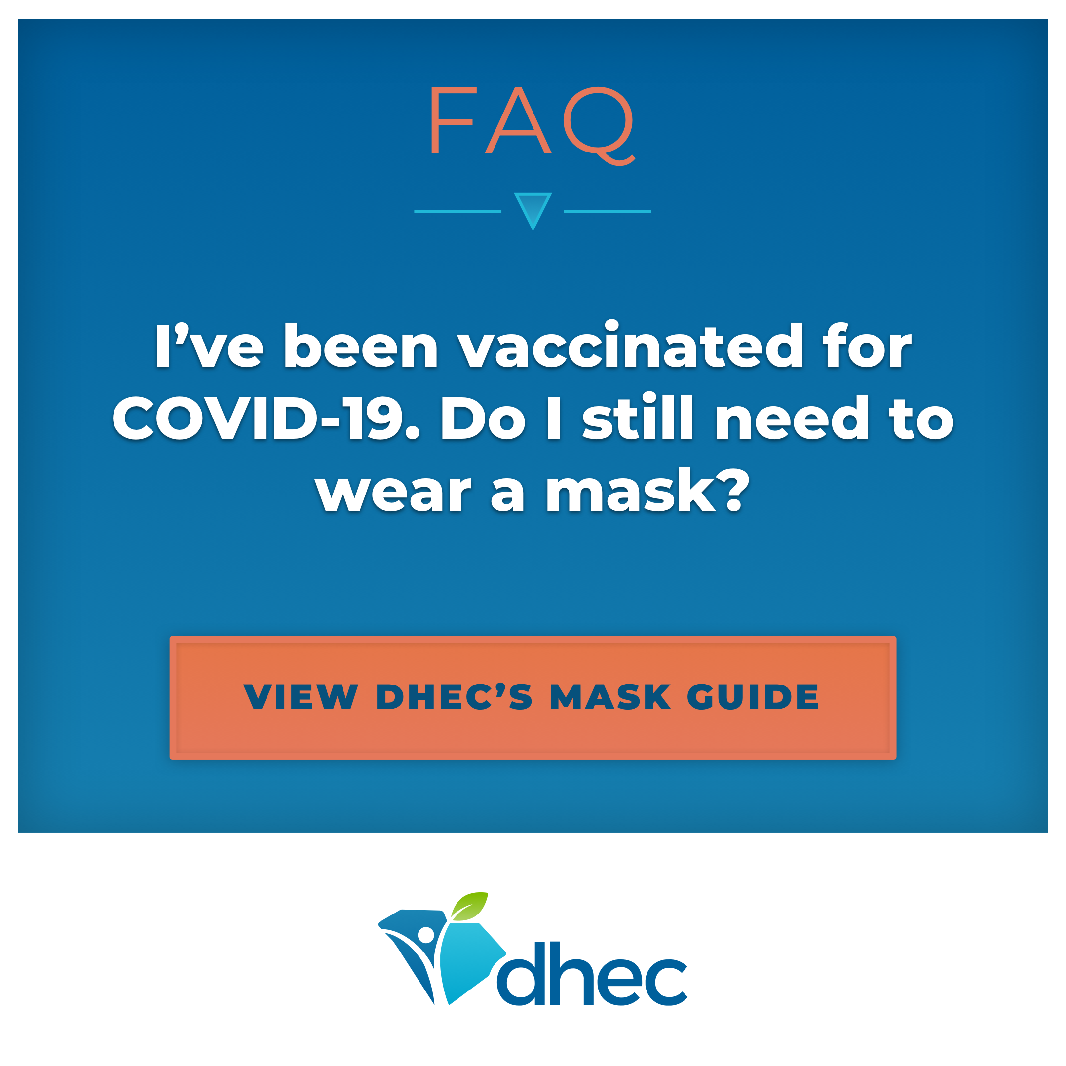 I've been vaccinated. Do I still need to wear a mask?