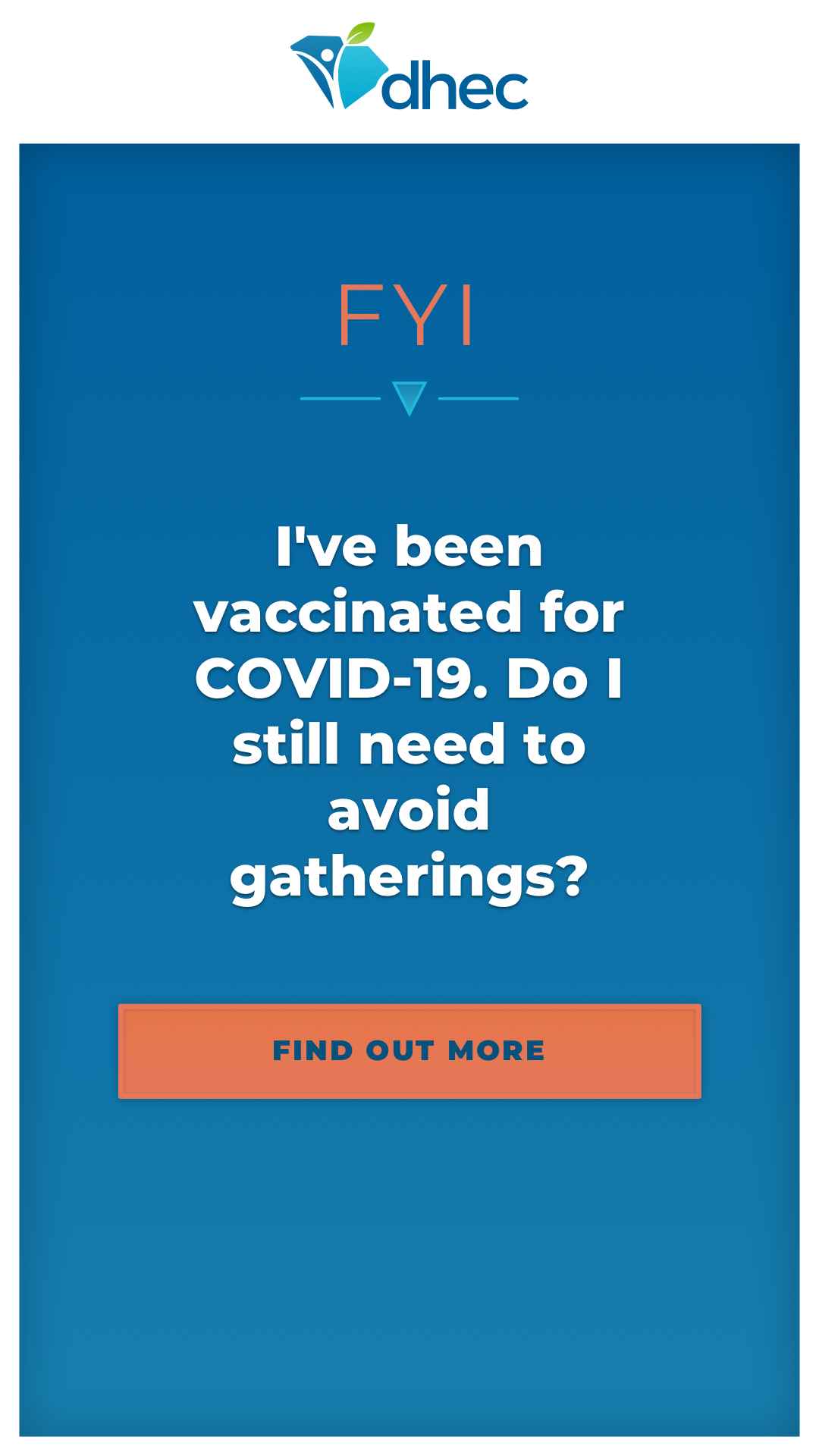 I've been vaccinated for COVID-19. Do I still need to avoid gatherings?