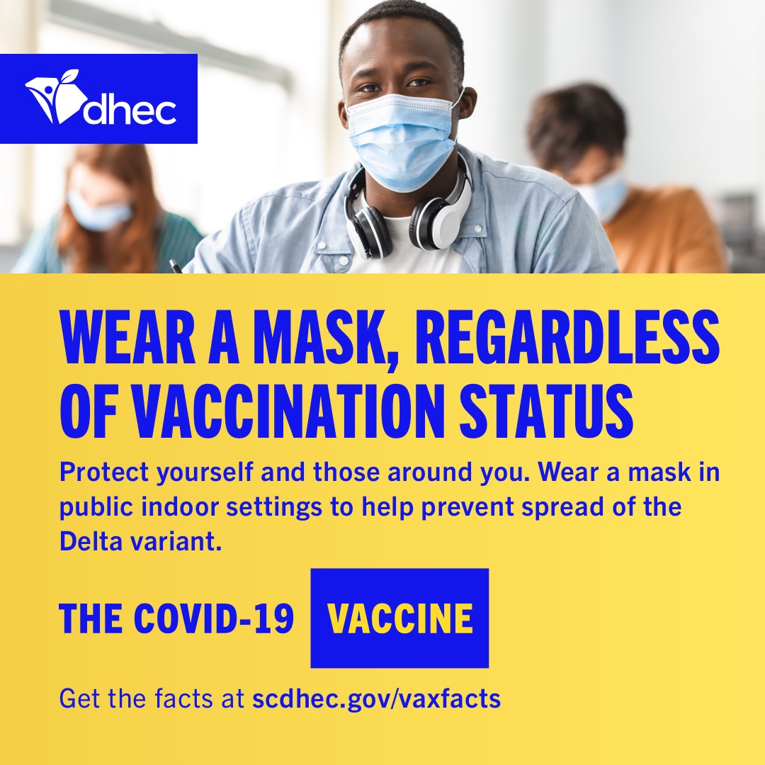 Wear a mask regardless of vaccination status