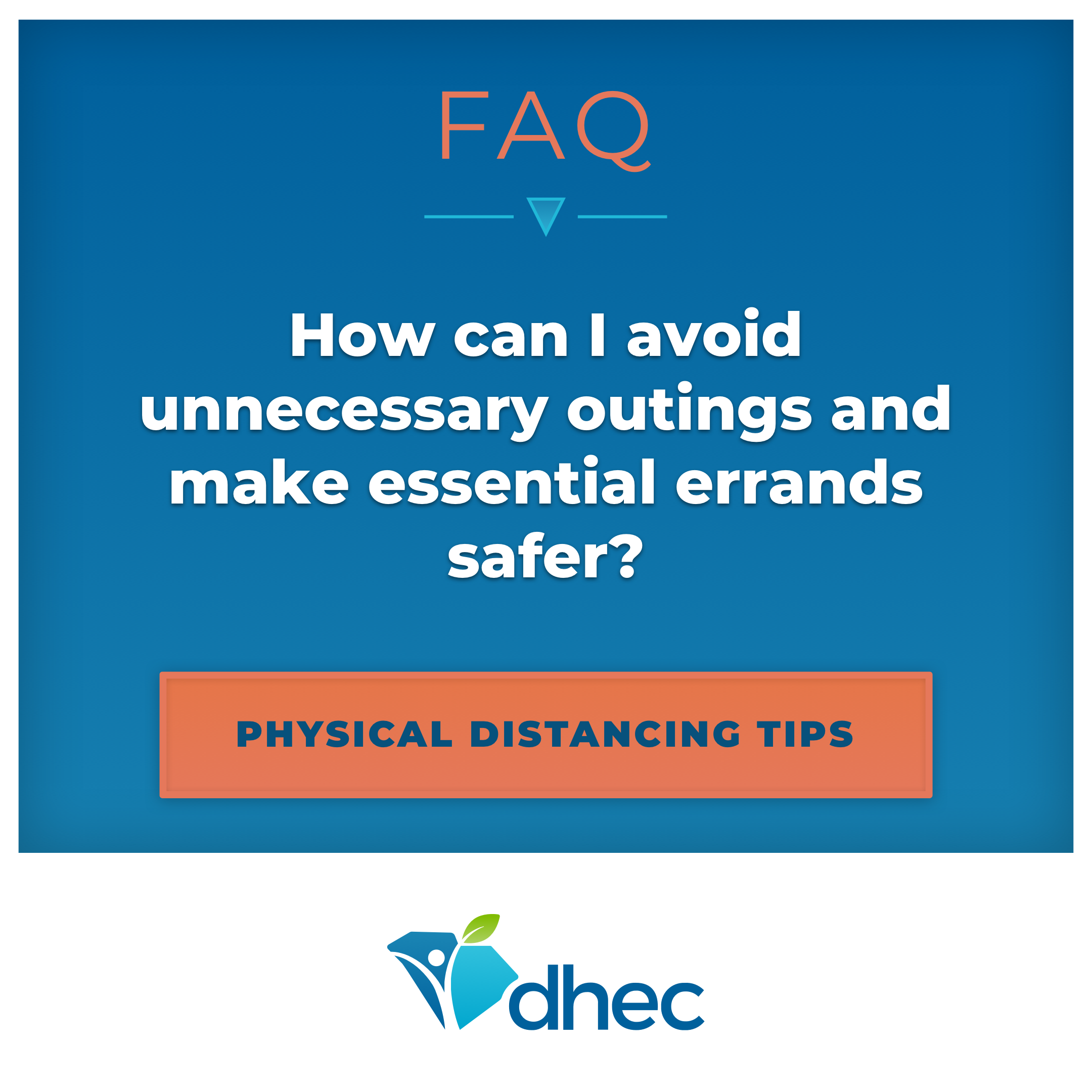 COVID FAQ: How can I avoid unnecessary outings and make errands safer?