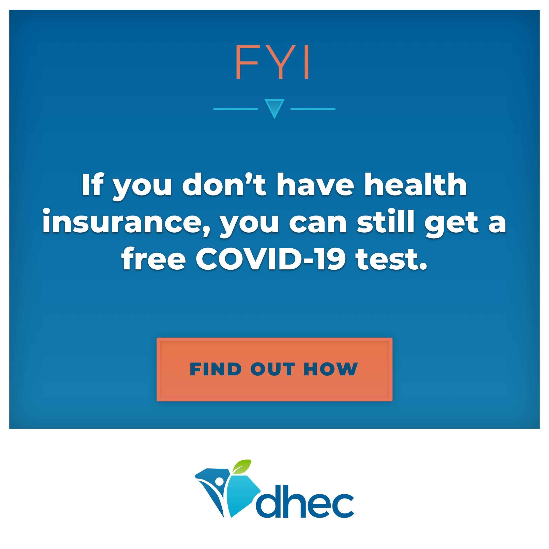 You can still get a test without health insurance