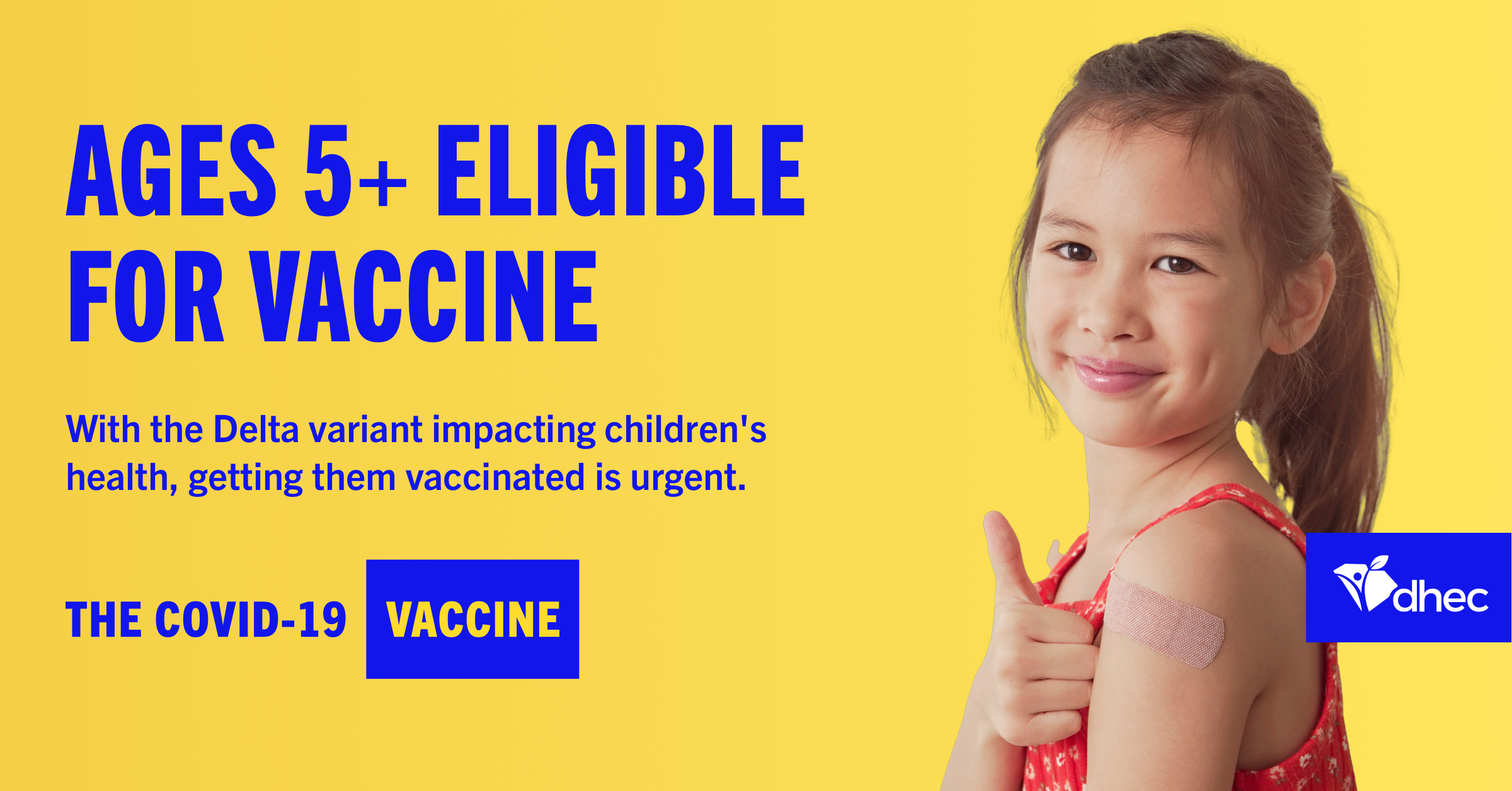 Ages 5+ eligible for vaccine