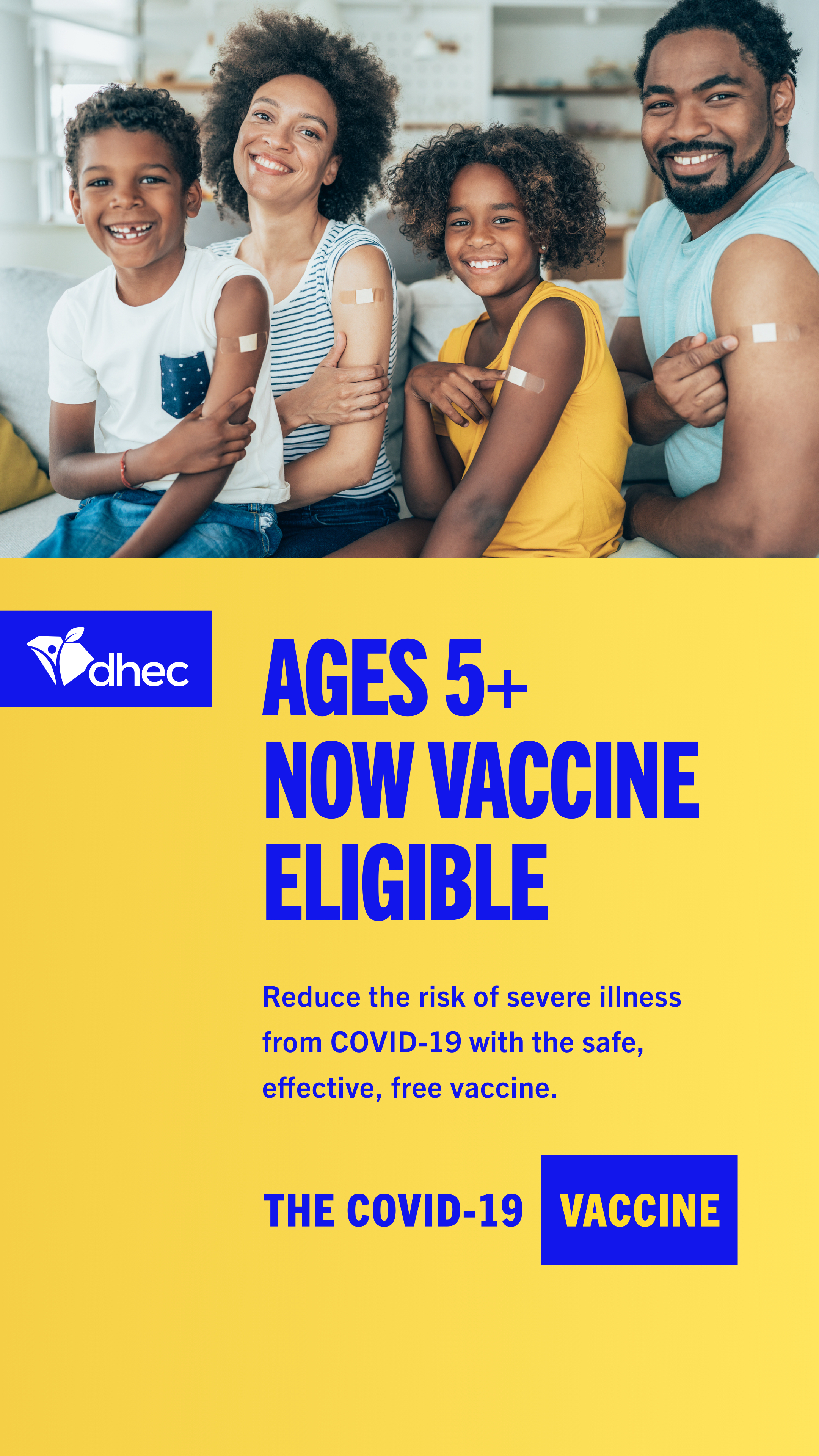 Ages 5+ now vaccine eligible